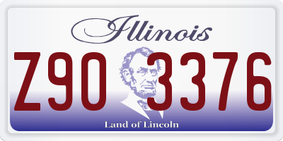 IL license plate Z903376
