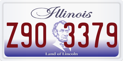 IL license plate Z903379