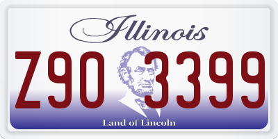 IL license plate Z903399
