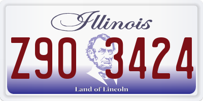IL license plate Z903424