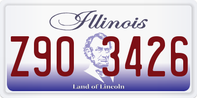 IL license plate Z903426