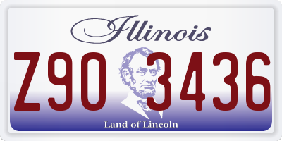 IL license plate Z903436