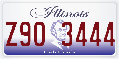 IL license plate Z903444