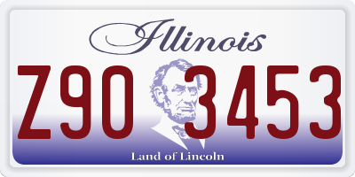 IL license plate Z903453