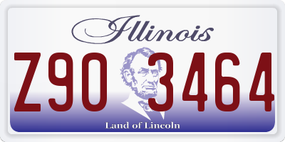 IL license plate Z903464