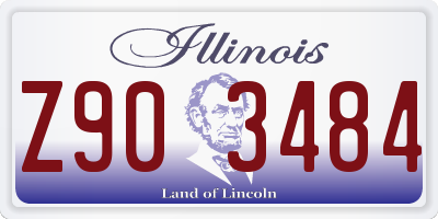 IL license plate Z903484