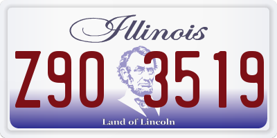 IL license plate Z903519