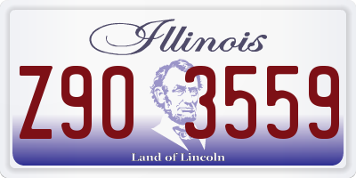 IL license plate Z903559