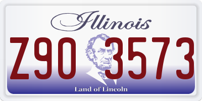 IL license plate Z903573