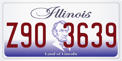 IL license plate Z903639