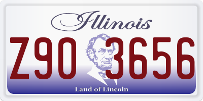 IL license plate Z903656
