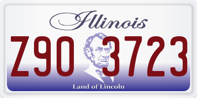 IL license plate Z903723