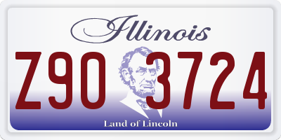 IL license plate Z903724