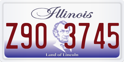 IL license plate Z903745