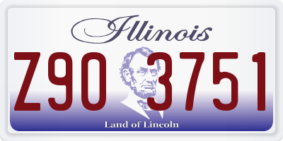 IL license plate Z903751