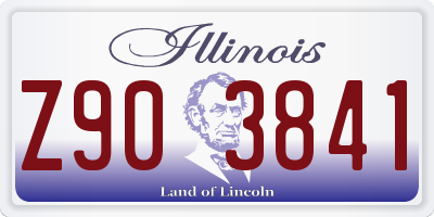 IL license plate Z903841