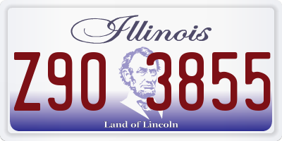 IL license plate Z903855