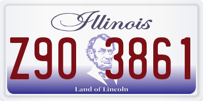 IL license plate Z903861