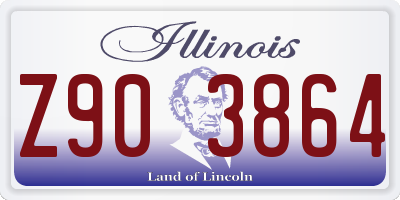 IL license plate Z903864