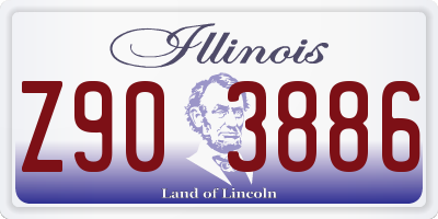 IL license plate Z903886