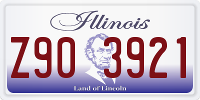 IL license plate Z903921