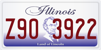 IL license plate Z903922