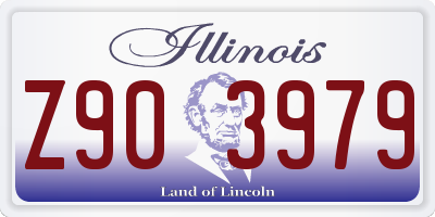 IL license plate Z903979