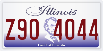 IL license plate Z904044