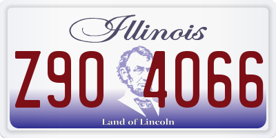 IL license plate Z904066