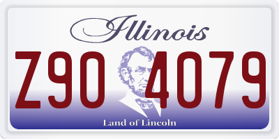 IL license plate Z904079