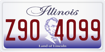 IL license plate Z904099