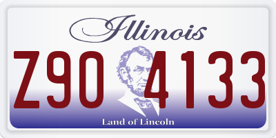 IL license plate Z904133