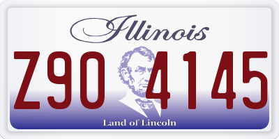 IL license plate Z904145