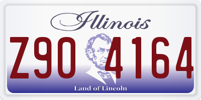 IL license plate Z904164