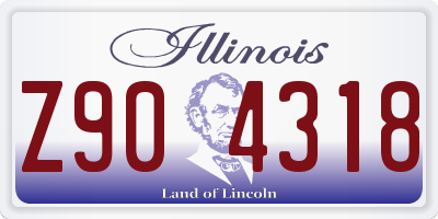 IL license plate Z904318