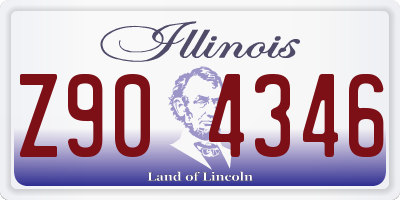 IL license plate Z904346