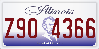 IL license plate Z904366