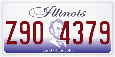 IL license plate Z904379