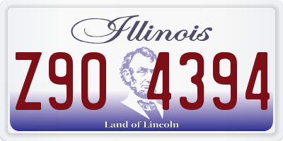 IL license plate Z904394