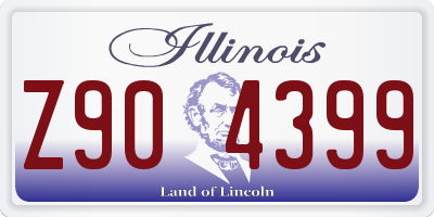 IL license plate Z904399