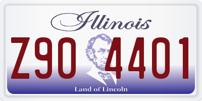 IL license plate Z904401