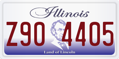 IL license plate Z904405
