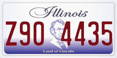 IL license plate Z904435