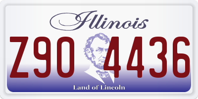 IL license plate Z904436