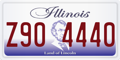 IL license plate Z904440