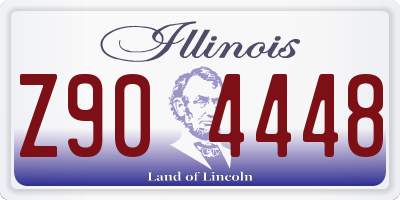 IL license plate Z904448