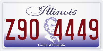 IL license plate Z904449
