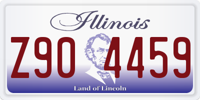 IL license plate Z904459