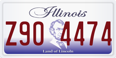 IL license plate Z904474