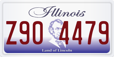 IL license plate Z904479